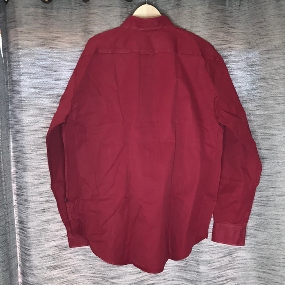 VICTORINOX LARGE DEEP RED DRESS SHIRT - Picture 3 of 6